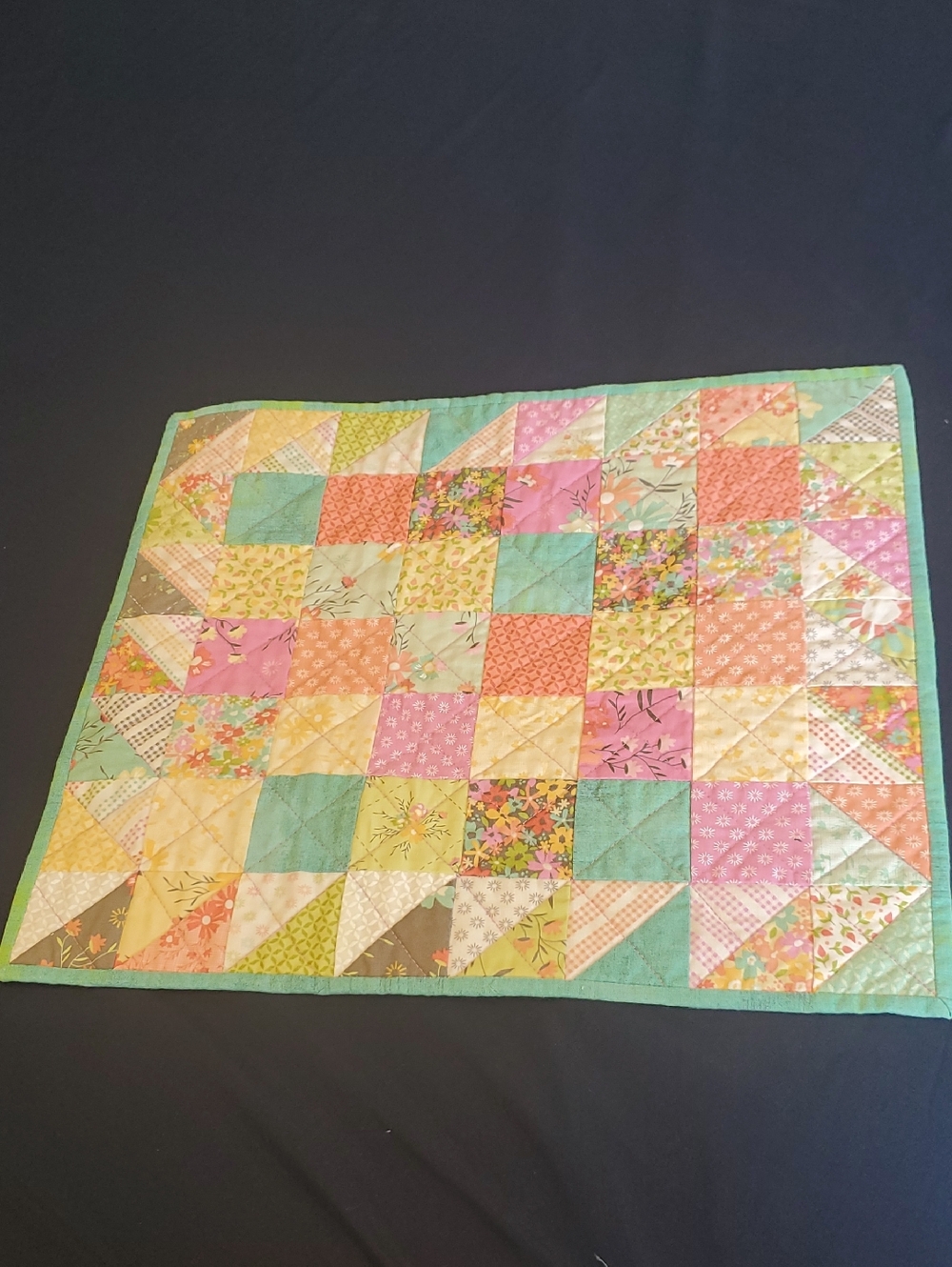 Spring Quilted Table Runner